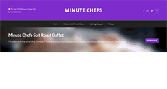 Desktop Screenshot of minutechefs.com.au